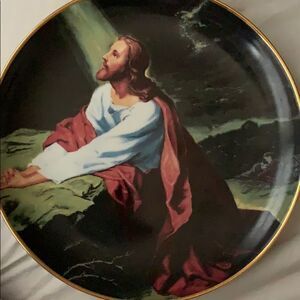 Franklin Mint Thy Will Be Done Collector Plate